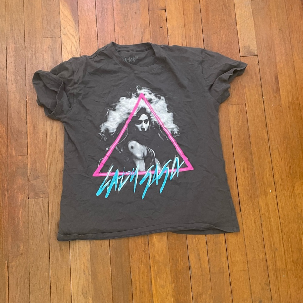 Target Lady GaGa Shirt, L, Gray